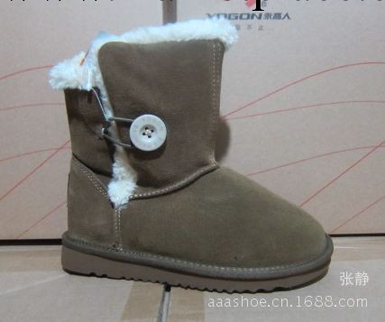 永高人童鞋批發 永高人中童雪靴批發 33-39碼全皮棉靴批發正品工廠,批發,進口,代購