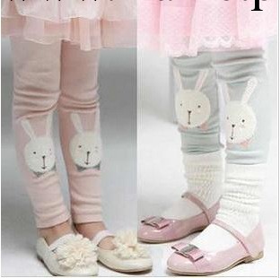 廠價直批熱批2013日韓童裝廠傢最新秋款可愛小兔子女童內搭褲工廠,批發,進口,代購