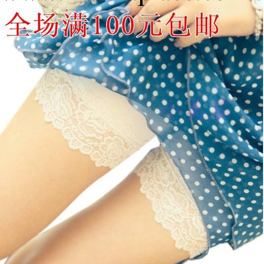 夏日防走光安全褲 內搭褲 均碼女 冰絲三分褲蕾絲花邊 義烏內搭褲工廠,批發,進口,代購