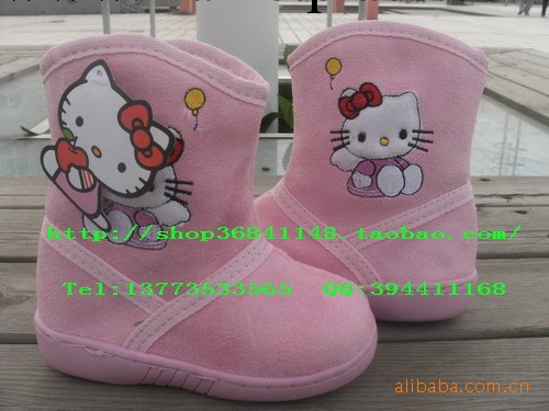 新款 hello kitty可愛兒童靴/雪靴/保暖靴 19-30碼 4色入批發・進口・工廠・代買・代購