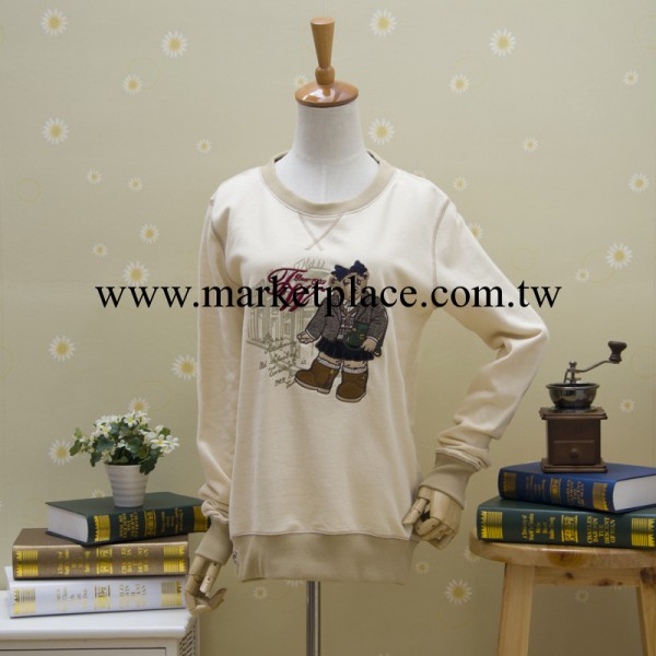 現貨批發2013秋冬新款女裝刺繡小連帽熊衛衣TTMW33801K-00工廠,批發,進口,代購