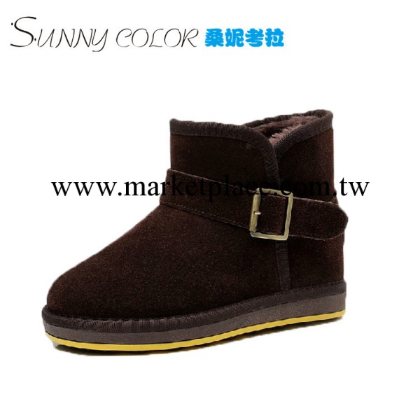 sunnycolor冬季新款時尚防滑耐磨保暖舒適兒童雪靴廠傢批發工廠,批發,進口,代購