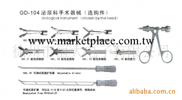 優惠供應泌尿科手術器械工廠,批發,進口,代購