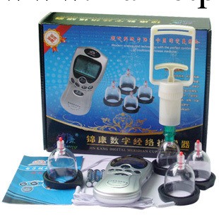 批發錦康電子拔罐器拔火罐 數字經絡拔罐器治療機 4罐裝套裝工廠,批發,進口,代購