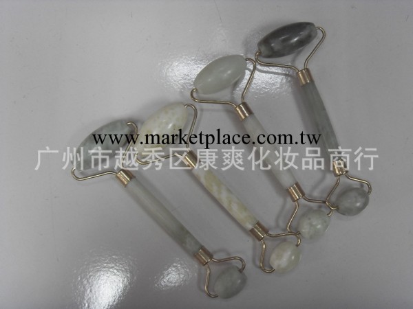 玉石滾輪按摩器 滾輪按摩面部美容按摩器 天然岫玉瘦臉按摩工廠,批發,進口,代購