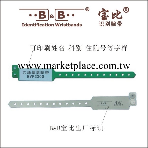 【廠傢直供】醫用識別腕帶 書寫類PVC識別腕帶 身份識別腕帶工廠,批發,進口,代購