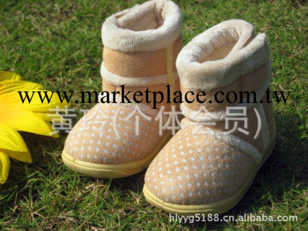 供應兒童雪靴批發 圓點保暖鞋 兒童棉鞋工廠,批發,進口,代購