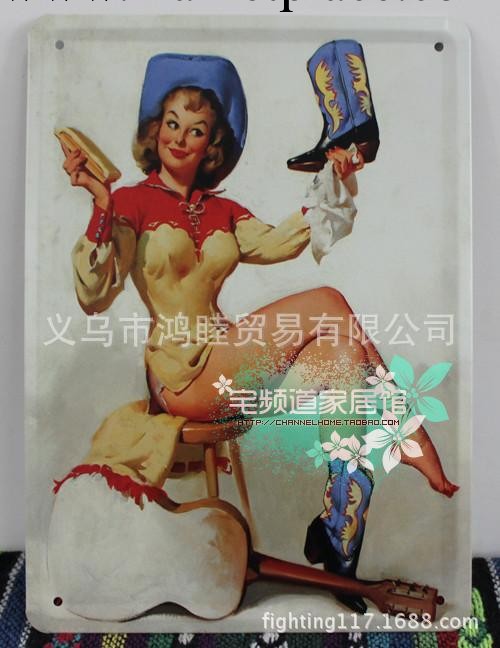 明星女星女人性感鐵皮畫裝飾必備電影道具拍攝歐洲畫美國風熱銷個批發・進口・工廠・代買・代購