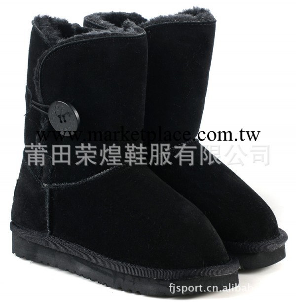 批發供應外貿兒童雪靴 UGG搭扣童靴 5991皮毛一體 4色 26-35工廠,批發,進口,代購