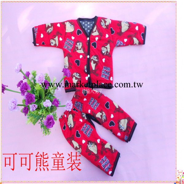 熱銷中號寶寶套 兒童棉衣套裝 花佈棉衣+棉褲套裝 童套裝工廠,批發,進口,代購
