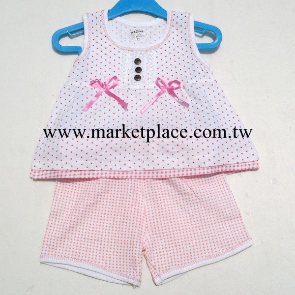 廠傢清倉 2013新款夏裝品牌童套裝 純棉碎花女裙套裝短褲套裝批發工廠,批發,進口,代購