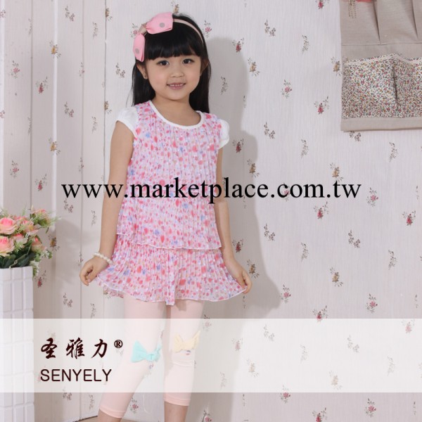 雪紡女童連衣裙|品牌童裝夏裝廠傢直銷|廣州童裝|外貿童裝原單工廠,批發,進口,代購