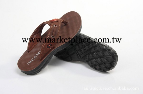 男式拖鞋批發 2012最新夏季必備男式牛皮拖鞋批發工廠,批發,進口,代購