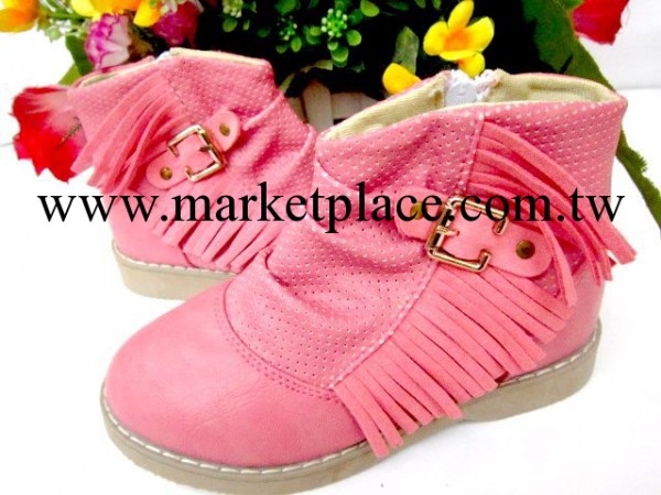 長年供各品牌庫存尾貨童鞋 兒童靴子 女童時尚韓版流蘇靴子8091工廠,批發,進口,代購