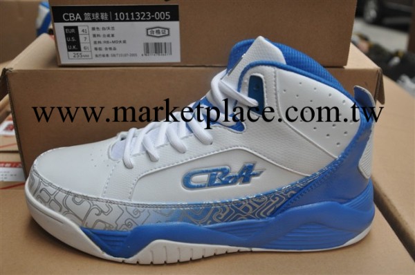 絕對正品新款CBA男籃球鞋批發1011323--005白藍【12雙裝】工廠,批發,進口,代購