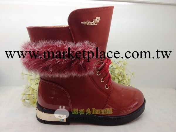 2013冬季新款女童大童可調節系帶防水短棉靴馬丁靴騎士靴工廠,批發,進口,代購
