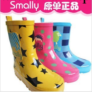 Smally兒童雨鞋 雨靴 出口韓國外貿原單 超潮時尚男女童水鞋工廠,批發,進口,代購