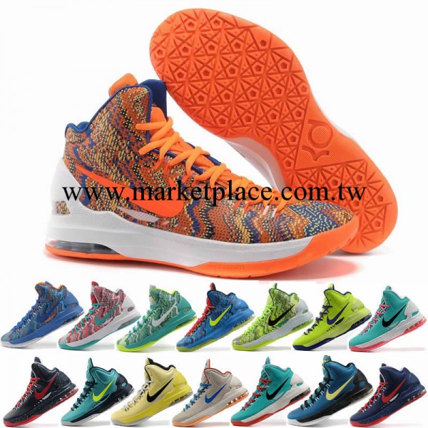 男女耐克籃球鞋杜蘭特戰靴Nike KD 5 代全明星聖誕氣墊高幫運動鞋工廠,批發,進口,代購