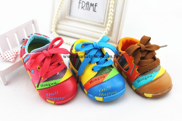 13秋款時尚彩色休閒小童嬰兒學步溫嶺童鞋一件批發韓國韓版工廠,批發,進口,代購