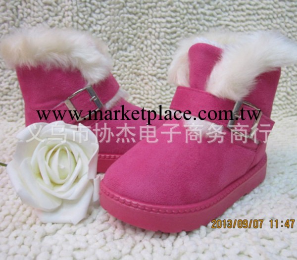 2013新款側邊帶扣.兒童雪靴.保暖童靴.高筒靴.棉靴工廠,批發,進口,代購