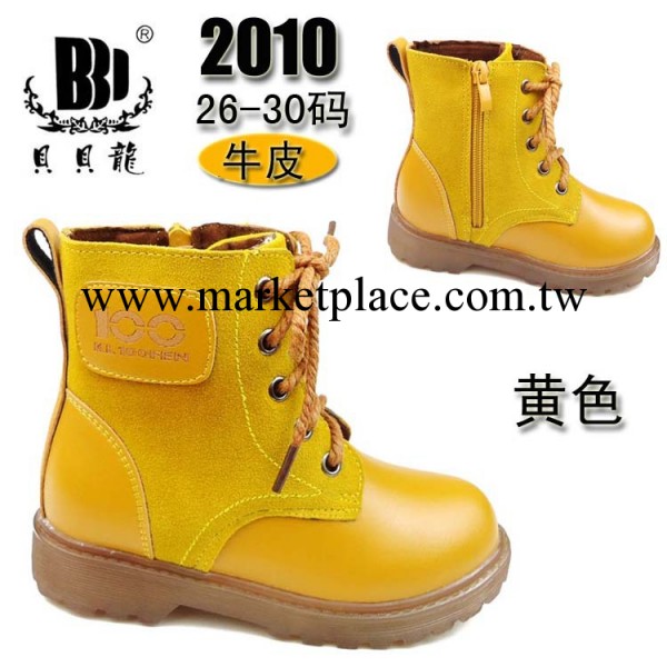 溫州貝貝龍品牌童鞋童鞋批發2010 真皮牛皮兒童皮棉靴子 雪靴工廠,批發,進口,代購