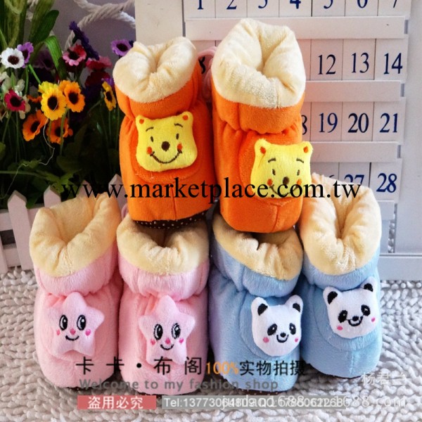 2013新款 嬰幼兒保暖鞋 雪靴立體卡通天鵝絨夾棉加厚棉鞋童鞋工廠,批發,進口,代購