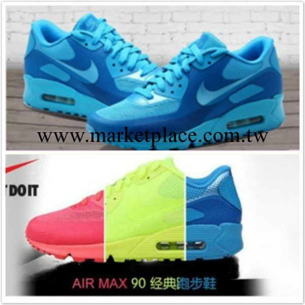 2013耐克斯新款跑鞋NAKE AIR MAX 90氣墊運動鞋 透氣網面情侶鞋工廠,批發,進口,代購