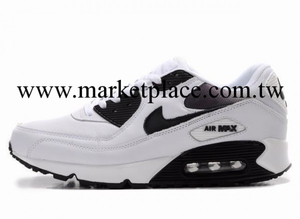 真皮男式90款運動鞋 氣墊跑鞋 AIR MAX 90跑步鞋 增高鞋 白漸黑工廠,批發,進口,代購