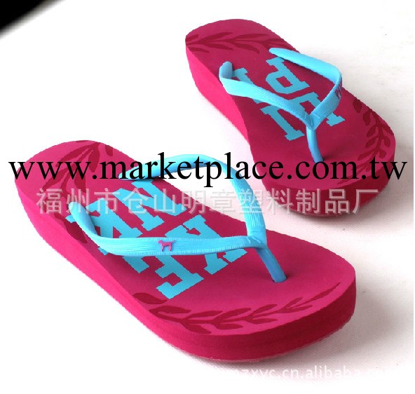 2013維多利亞PINK小狗糖果色彩中跟防滑女士沙灘人字拖鞋工廠,批發,進口,代購
