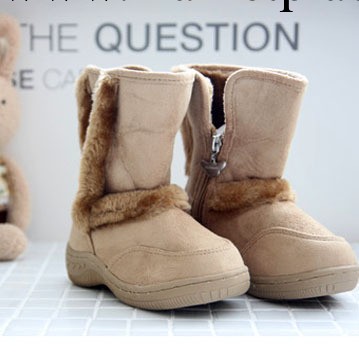 出口韓國韓版童棉鞋 庫存冬季雪靴 側拉鏈高幫靴棉靴工廠,批發,進口,代購