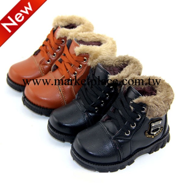 2013新款冬季童鞋 兒童棉鞋 棉靴 加絨保暖內裡 帥氣棉皮鞋工廠,批發,進口,代購