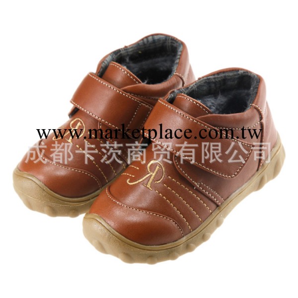 卡茨格兒2013冬季新款男小童棉鞋真皮寶寶軟底學步童鞋M2532工廠,批發,進口,代購