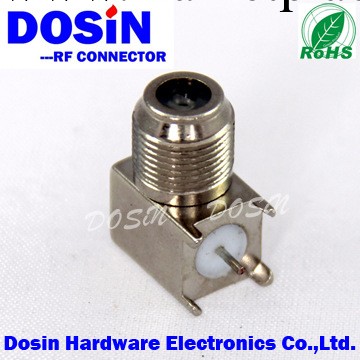 供應F CONNECTORS PCB板型 90度F頭同軸連接器-東莞工廠,批發,進口,代購