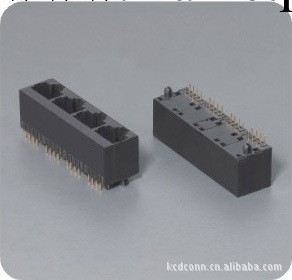 【一般納稅人】工廠供應網絡插座連接器RJ45 1X4直插全塑工廠,批發,進口,代購