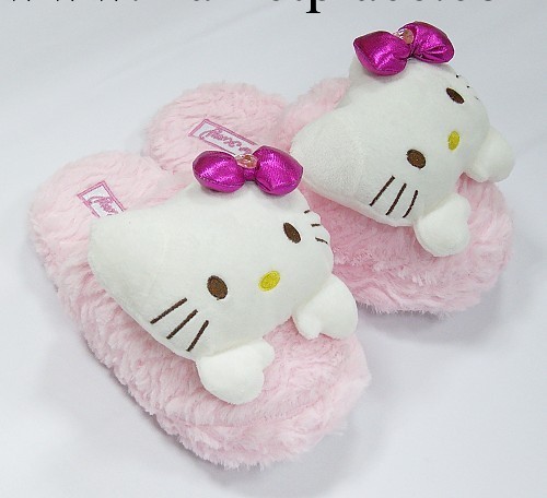 3696-外貿Hello Kitty毛拖鞋 居傢鞋 毛毛鞋工廠,批發,進口,代購