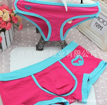 批發維多利亞純棉個性情侶內褲運動休閒PINK男士平角內褲 女內褲工廠,批發,進口,代購