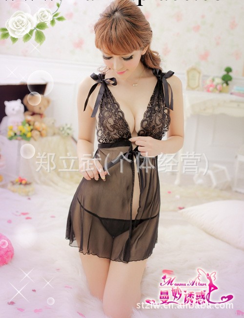 Sexy lingerie Factory批發情趣內衣 性感睡裙 提供圖片7738黑工廠,批發,進口,代購