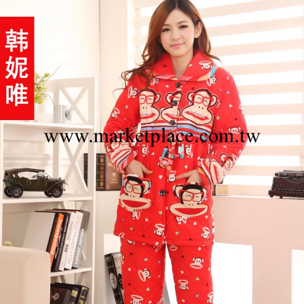 夾棉睡衣套裝 新品夾棉睡衣套裝 女式夾棉睡衣套裝工廠,批發,進口,代購