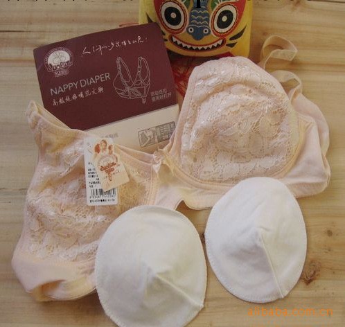 熱銷多比兔4227全棉蕾絲有鋼托哺乳胸罩哺乳內衣送2乳墊孕婦胸罩工廠,批發,進口,代購