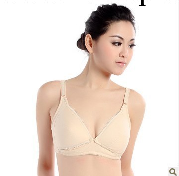 帕妮莉高檔100% 純棉 8611女性前紐扣無鋼圈孕期哺乳兩用胸罩工廠,批發,進口,代購