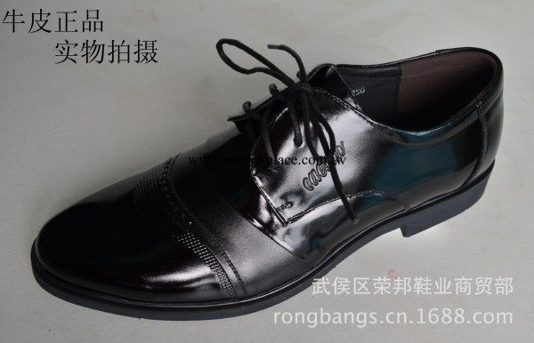 2013男式正裝牛皮正品小圓頭精品單鞋批發工廠,批發,進口,代購