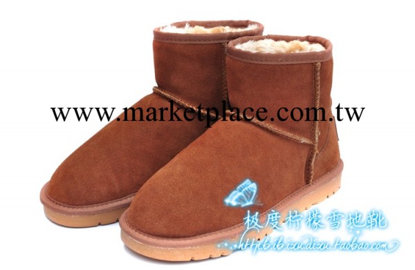 誠招代理正品批發5854牛皮短靴保暖低筒雪靴工廠,批發,進口,代購