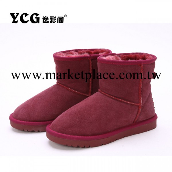 批發5854正品牛皮高中低筒雪靴 歡迎全國各地采購商前來采購工廠,批發,進口,代購