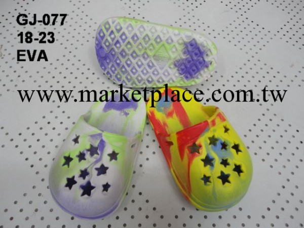 供應2012年新款EVA鏤空星星兒童套趾拖鞋工廠,批發,進口,代購