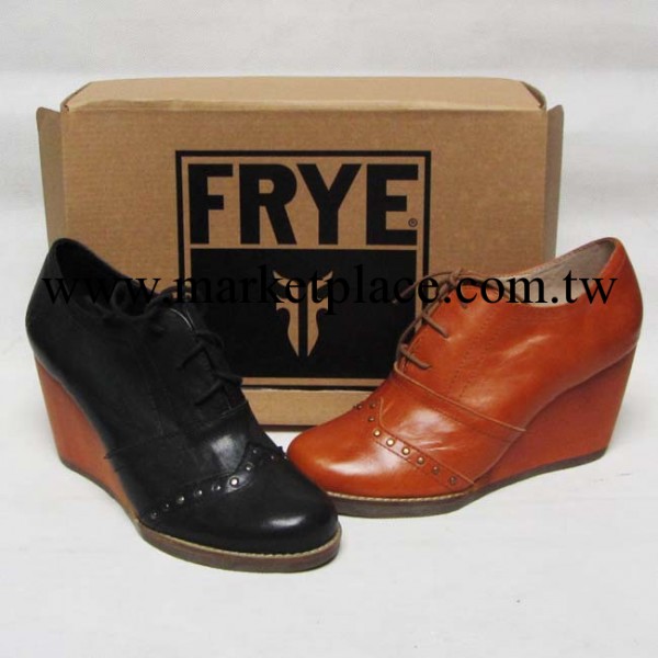 frye2013新款春款單鞋 批發女鞋單鞋 坡跟木根打釘增高保暖單鞋工廠,批發,進口,代購