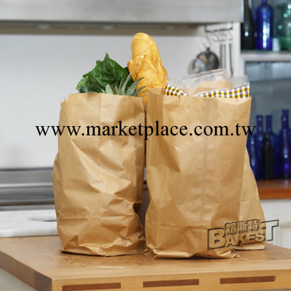 紙袋/白色黃色4#牛皮紙防油袋/半透明防油紙袋/焙斯特/食品包裝袋工廠,批發,進口,代購