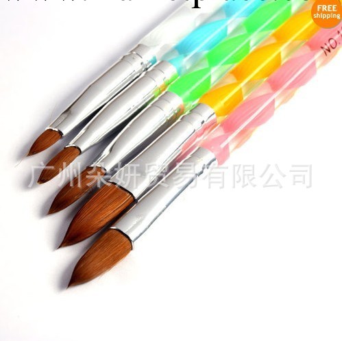 美甲專用 螺旋水晶筆 亞克力桿3D美甲雕花筆 大小號5支 套裝工廠,批發,進口,代購