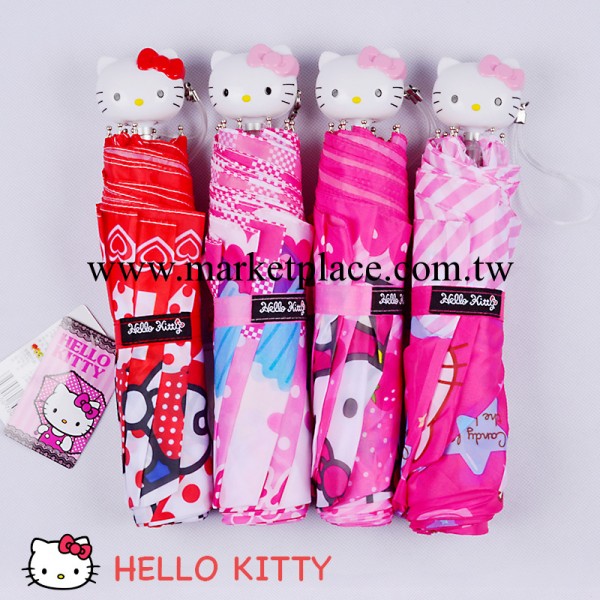 Hello Kitty正版雨傘 授權批發 凱蒂貓三折 印花雨傘工廠,批發,進口,代購