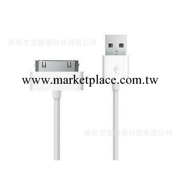 蘋果數據線 iphone4數據線 ipod數據線 6針數據線 霧面 帶鋁箔工廠,批發,進口,代購