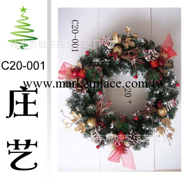 聖誕花環 聖誕節慶節用品 聖誕禮品 聖誕裝飾品 裝飾聖誕花環工廠,批發,進口,代購